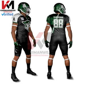Nuevo conjunto de ropa deportiva de fútbol americano hecho a medida, uniformes de fútbol americano juvenil de alta calidad para entrenamiento de equipos - Product Image 6