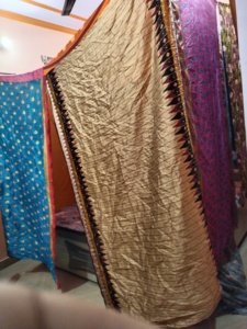 Boho Vintage King Size Canopy Curtains India Inspired Multi-<b>Bed</b> Bohemian Home Decor Mosquito Net <b>Tent</b> Camping Sari Saree <b>Beds</b> - Product Image 2