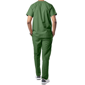 Uniformes de travail en tissu tissé unisexe, ensembles médicaux pour infirmières et spas de beauté, vêtements de travail, hôpital, animalerie, combinaisons de travail pour femmes et hommes, style médecin - Product Image 3