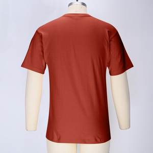 <b>Men's</b> 100% Cotton Crew Neck <b>T</b>-<b>shirt</b> Custom Printed Embroidered Logo Sports Fitness Short Sleeve Tops Running <b>Shirt</b> <b>4xl</b> - Product Image 4