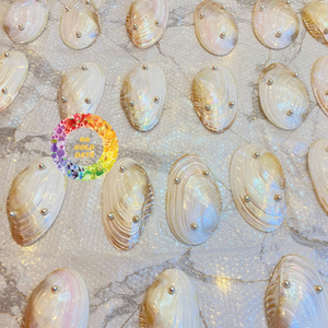 Assiettes en nacre authentiques faites à la main, plat de service décoratif en coquillage, vaisselle de table raffinée en provenance du Vietnam - CARYLN - Product Image 6