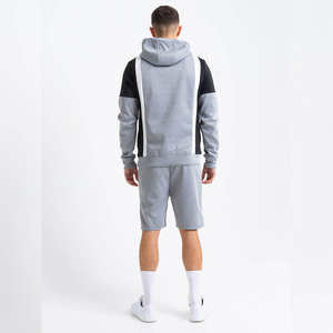 Conjunto de chándal moderno para hombre con pantalones con cordón y chaqueta con cremallera completa para conjuntos versátiles. - Product Image 2