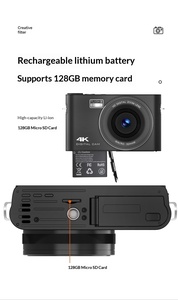 Appareil photo numérique sans miroir avec écran tactile, lecteur MP3, capteur CMOS 4K et stabilisation électronique de l'image, <span class=keywords><strong>prix</strong></span> bas, appareil photo reflex numérique - Product Image 6