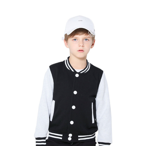 Veste d'université pour enfants avec tissu en coton doux et poignets côtelés pour une tenue décontractée - Product Image 3