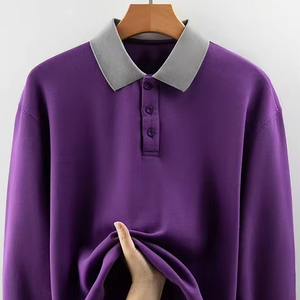 Sudadera con capucha de punto para hombre personalizada de otoño e invierno, sudadera cálida de algodón grueso para parejas, venta al por mayor, sudaderas con capucha de muestra gratuita - Product Image 4