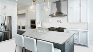 Dalles de porcelaine blanches de luxe grand format 80x240CM 15mm pour comptoirs de cuisine sophistiqués murs élégants carreaux sans couture - Product Image 6