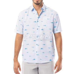 Camisa de Pesca Personalizada para Hombre con Protección Solar UPF 50+, Ligera, Transpirable, de Tela Suave y Cómoda para Uso en Exteriores - Product Image 1
