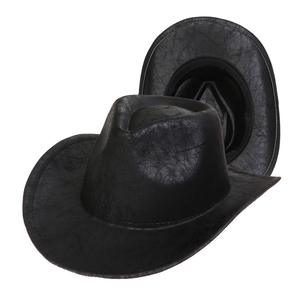 Nuevos sombreros de vaquero de cuero al aire libre para hombres de vaquero occidental personalizados Sombreros de vaquero en cuero genuino Sombreros de moda al por mayor - Product Image 1