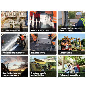 Estación de energía portátil de servicio pesado TANK 3600 NEG con panel solar MPPT de carga rápida de alta capacidad para uso industrial - Product Image 5