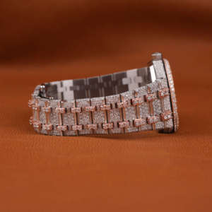 Đồng hồ đeo tay nam hip hop sang trọng hai giai điệu chất lượng cao tùy chỉnh <span class=keywords><strong>C</strong></span>. VD Lab Grown kim <span class=keywords><strong>c</strong></span>ương đầy đủ thiết kế <span class=keywords><strong>c</strong></span>ổ điể<span class=keywords><strong>n</strong></span> - Product Image 4