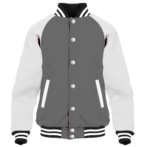 Veste universitaire en denim de coton imprimé bouffant pour hommes de meilleure conception veste d'extérieur d'hiver de style baseball de sports vintage - Product Image 5