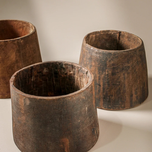 ชามไม้สักทรงกลมขนาด 8 นิ้ว สไตล์วินเทจ สำหรับงานแต่งงาน ผิวขัดเงา น้ำหนัก 2.5 กก. บรรจุกล่อง ผลิตในอินเดีย 1 ชิ้น งานฝีมือ Kamal Art Craft - Product Image 1