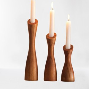 Bougeoir décoratif en bois de haute qualité pour table à manger et cuisine - Product Image 3