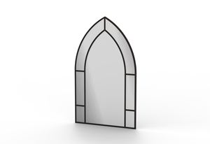 Miroir design polyvalent ajoutant magnifiquement chaleur et sophistication aux entrées modernes ou traditionnelles pour une utilisation décorative - Product Image 4