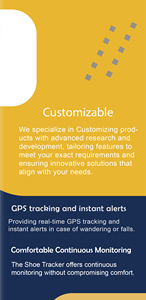 Wifi thông minh GPS Tracker & định vị với Android IOS App IP67 nhựa không thấm nước Silicone 3 gam tính năng GPS Hệ thống theo dõi cho giày - Product Image 5
