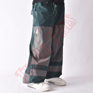 Pantalons de snowboard imperméables bicolores les plus vendus avec poches zippées, rangement cargo, taille à cordon et bas élastique - Product Image 2