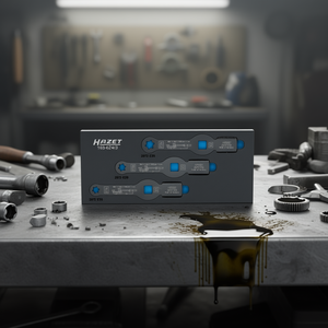 Juego de llaves de boca de 3 piezas Hazet con superficie de impacto estriada - Product Image 3