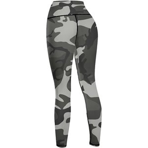 Pantalones de yoga con estampado de camuflaje XL para mujer, cintura alta, LICRA ligero, secado rápido, de barriga y levantamiento de glúteos Control, mallas sólidas para gimnasio - Product Image 6