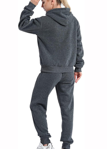 Chándal holgado de algodón polar de poliéster para mujer, chándal cómodo de gran tamaño para mujer - Product Image 4
