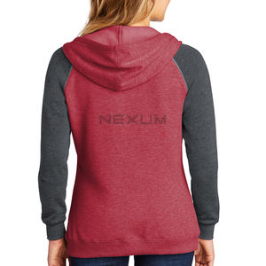 OEM fabricante y proveedor señoras pulóver sudaderas con capucha de invierno de las mujeres con logotipo de moda frontal tarifa al por mayor para la venta - Product Image 2