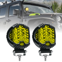 Feux antibrouillard latéraux super lumineux à large angle, 5 pouces, pods lumineux LED pour camions tout-terrain et voitures