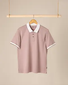 Rayas con estilo para hombre para camiseta de polo Tela tejida cómoda de calidad superior con técnica teñida de ropa Precio al por mayor - Product Image 3