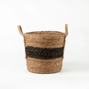 Water Hyacinth Basket Handmade Natural Material Durable Decorative Storage Perfect for <b>Laundry</b> <b>Hamper</b> Wholesale - Product Image 4