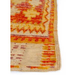 พรมขนสัตว์ขนาดใหญ่สไตล์คลาสสิก Nuray สีแดงและสีส้ม ลายเรขาคณิต ทอมือ สำหรับห้องนั่งเล่น ห้องโถง-Pae-142 - Product Image 4