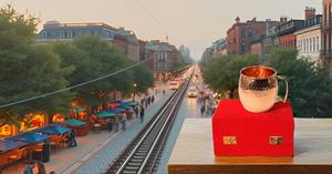 Pure Copper Moscow Mule Mugs Capacity 16 Ounce Premium Quality <b>Gift</b> Packed <b>Red</b> Colored Velvet <b>Box</b> Perfect for <b>gift</b> your love-one - Product Image 5