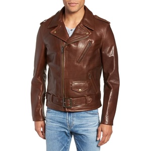 Veste universitaire classique côtelée pour hommes en cuir véritable avec corps en laine tanné fin traité de longueur moyenne style hiver - Product Image 3