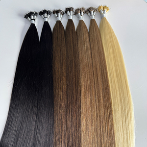 Micro Loop Straight Nano Ring Hair <b>Extensions</b> Human Hair Remy Double Drawn Nano <b>Bead</b> Tip Natural Looking Hair - Product Image 2