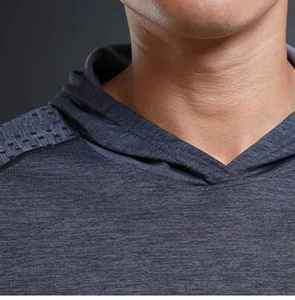 Jersey de manga larga de alta calidad de poliéster 100% personalizado para hombre, Sudadera con capucha bordada, estampado de otoño, sudaderas con capucha OEM, tela de Jersey - Product Image 5