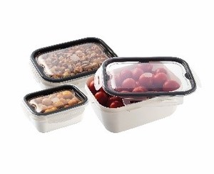 ถาดพลาสติก PP สำหรับจัดเก็บอาหารสไตล์โมเดิร์นเป็นมิตรต่อสิ่งแวดล้อมทันสมัยหรูหราพร้อมที่เก็บ - Product Image 2