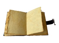 Ojo de la naturaleza impreso libro de hechizos en blanco de sombras diario con cerradura Vintage hecho a mano cuero genuino Deckle papeles artísticos libro de notas