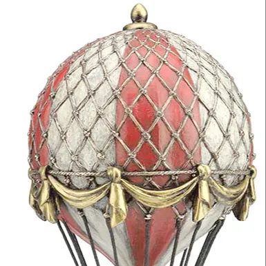 Diseño VERONESE-globo de aire caliente STEAMPUNK-bronce fundido en frío-OEM disponible