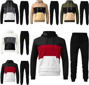 Vente en gros OEM Survêtements pour hommes Ensemble Sweats à capuche Survêtement pour hommes 2 pièces à capuche Sport Course à pied Camping Survêtements Ensembles de costumes de mode - Product Image 6