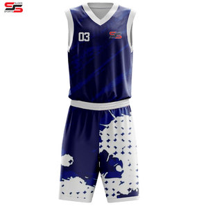 Conjunto de Uniforme de Baloncesto Personalizado de Talla Grande, Estilo Profesional, Jersey y Pantalones Cortos con Estampado por Transferencia de Calor, Anti-UV, Transpirable y de Secado Rápido - Product Image 4