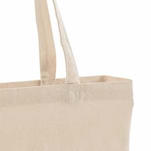 18-Inch Med/<b>Large</b> Size Fashion Tote <b>Bag</b> with Long Handles Solid Color Open Closure Summer <b>Large</b> Capacity <b>Canvas</b> Tote <b>Bag</b>-TG218 - Product Image 5