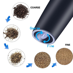 Set di 2 Macinapepe e Saliera Elettrici a Gravità, Alimentati a Batteria, per Ristoranti - Product Image 4