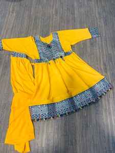 Robe afghane Kuchi pour enfants, best-seller, faite à la main, style tribal traditionnel, dentelle, manches longues, grande taille, approvisionnement ODM pour adultes - Product Image 2