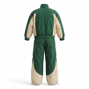 Ensemble de survêtement personnalisé pour homme, grande taille, style urbain, printemps, deux pièces, imprimé, en nylon tissé 300g, respirant (pantalon et sweat à capuche) - Product Image 5