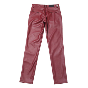 Pantalones de cuero de gran oferta con logotipo personalizado e impresión OEM con servicio de buena calidad pantalones de cuero transpirables para hombre - Product Image 6