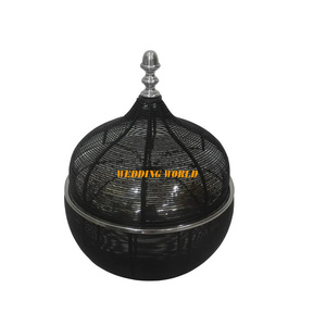 หม้ออุ่นอาหารโลหะแฟนซีหม้อสแตนเลสออกแบบรูปทรงกลม - Product Image 3