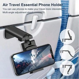 Supporto Universale per Telefono da Viaggio, Rotazione a 360°, Clip per Aereo, Pieghevole e Portatile in ABS - Product Image 3