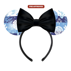 Diadema de vinilo negra DIY para niños: crea tu propia decoración para el cabello con forma de cangrejo - Regalo de moda personalizable y actividad artesanal pintable - Product Image 1