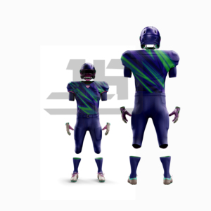 Uniforme de Fútbol Americano Premium, Transpirable, de Secado Rápido, Pantalones y Camiseta Personalizables con Nombre de Equipo, Diseño Antibacterial para Equipos Adultos - Product Image 3