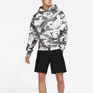 Conjunto Deportivo Corto para Hombre 2025, 2 Piezas, Color Liso, Estilo Casual, Sudadera con Capucha y Pantalones Cortos - Product Image 1