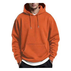 Sweat-shirt à capuche pour homme en tissu tricoté à manches longues, impression de logo personnalisée, respirant, écologique, polyester/coton - Product Image 4