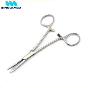 Pinzas hemostáticas Kelly rectas y curvas de 18 cm, de la mejor calidad, para cirugía, de INNOVAMED, al por mayor. - Product Image 3