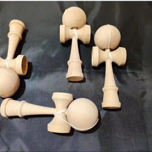 Juguete Kendama de Madera Maciza para Juego de Habilidad Interactivo, Estructura Tradicional de Copa y Bola, Origen Vietnam - Product Image 6